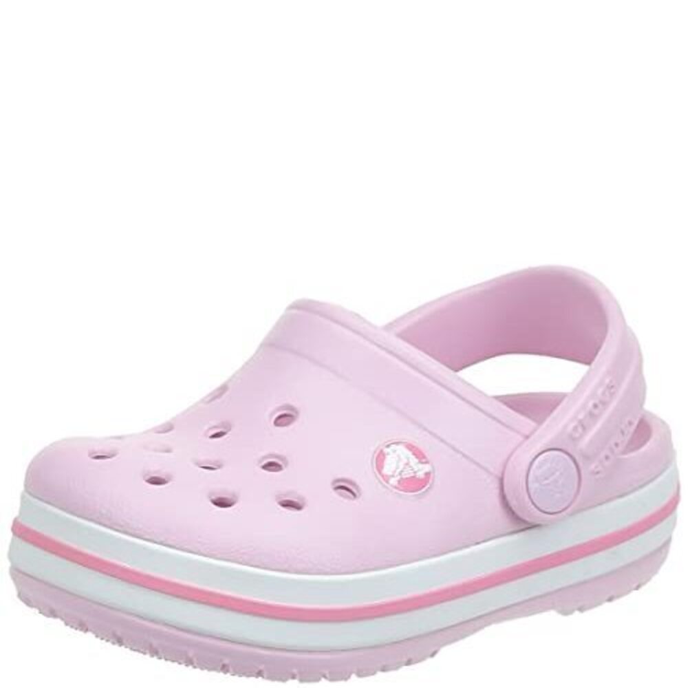 CROCS KIDS' CROCBAND CLOG , SMOKE/NAVY, 5 BIG KID